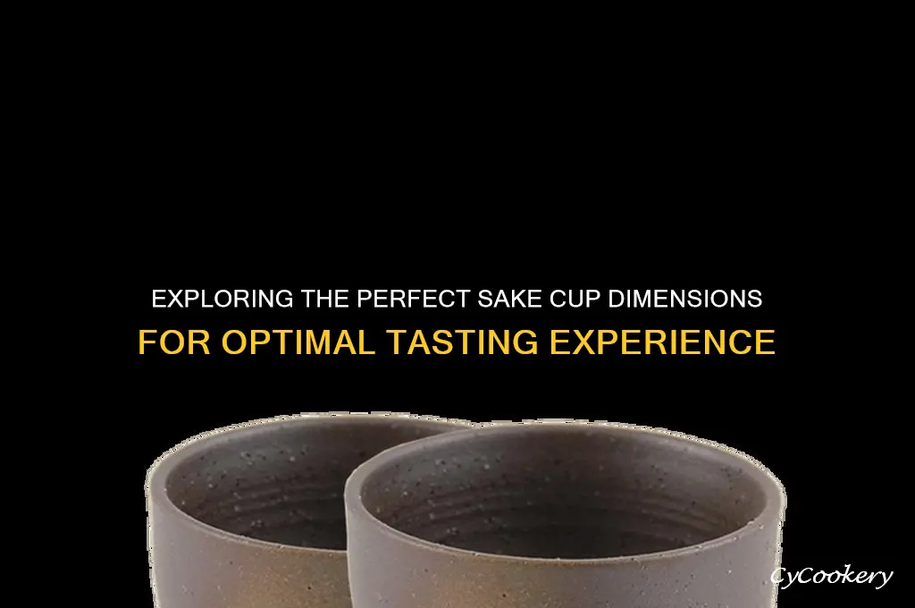 sake cup dimension