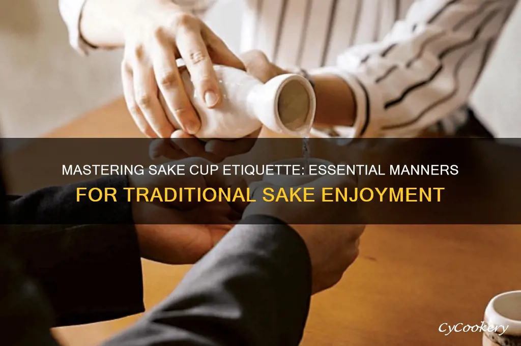 sake cup manners