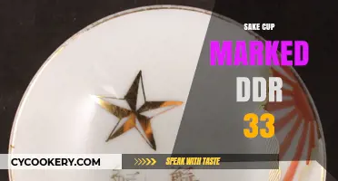 DDR 33 Marked Sake Cup: History, Value, and Collecting Tips