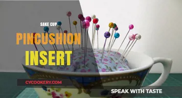 Crafting a Sake Cup Pincushion Insert: A Creative DIY Guide