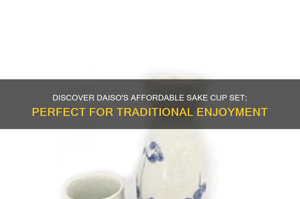 sake cup set daiso