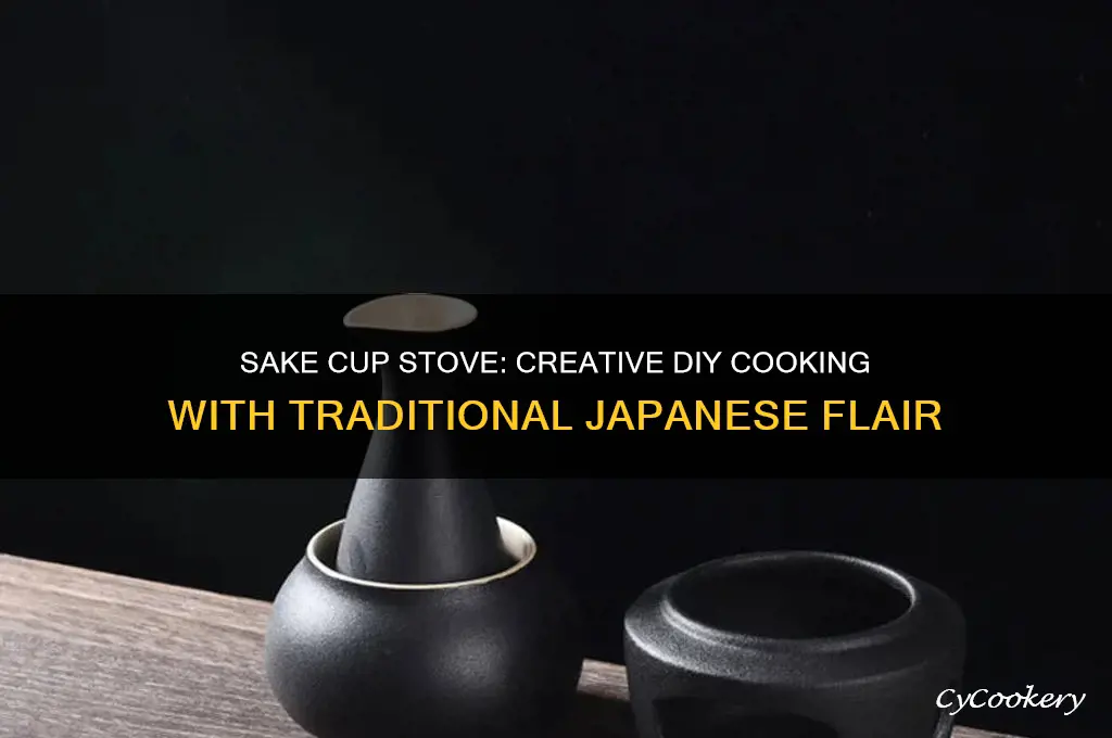 sake cup stove
