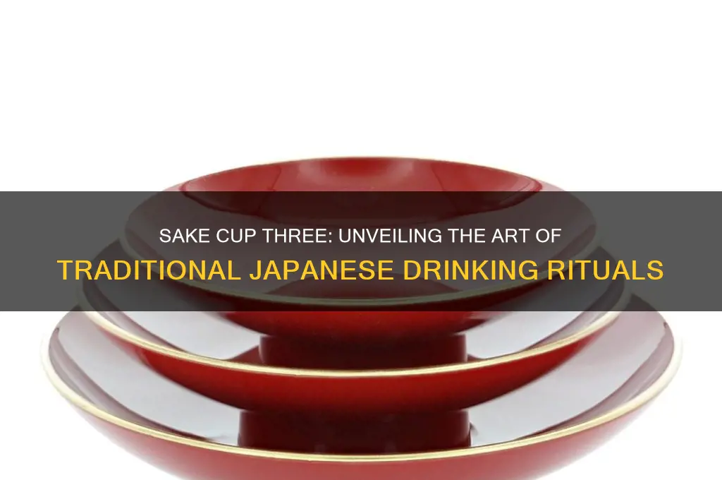 sake cup three