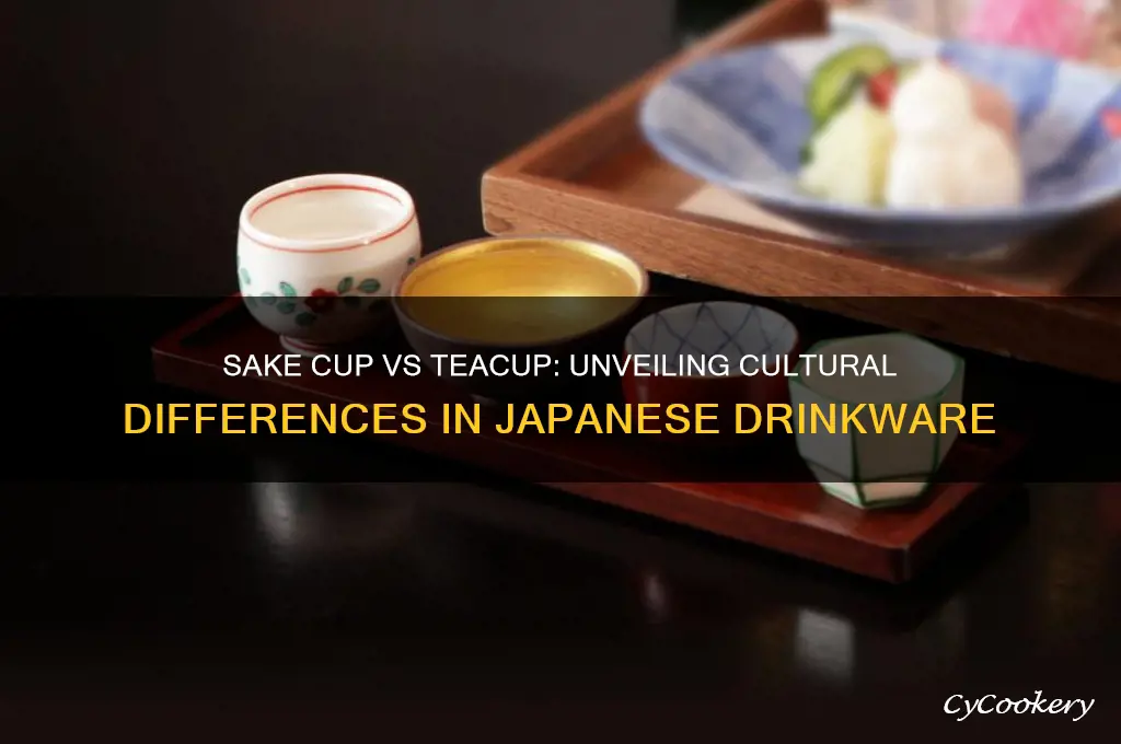 sake cup vs teacup