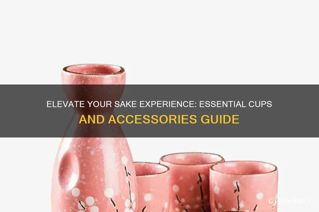 sake cups and accessories