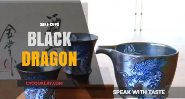 Elegant Sake Cups Featuring Black Dragon Designs: A Cultural Icon
