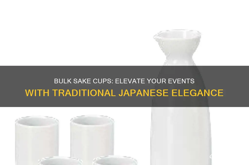sake cups bulk