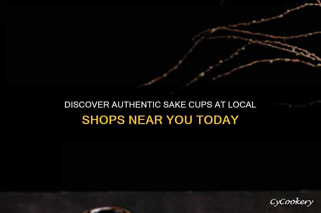 sake cups nearby
