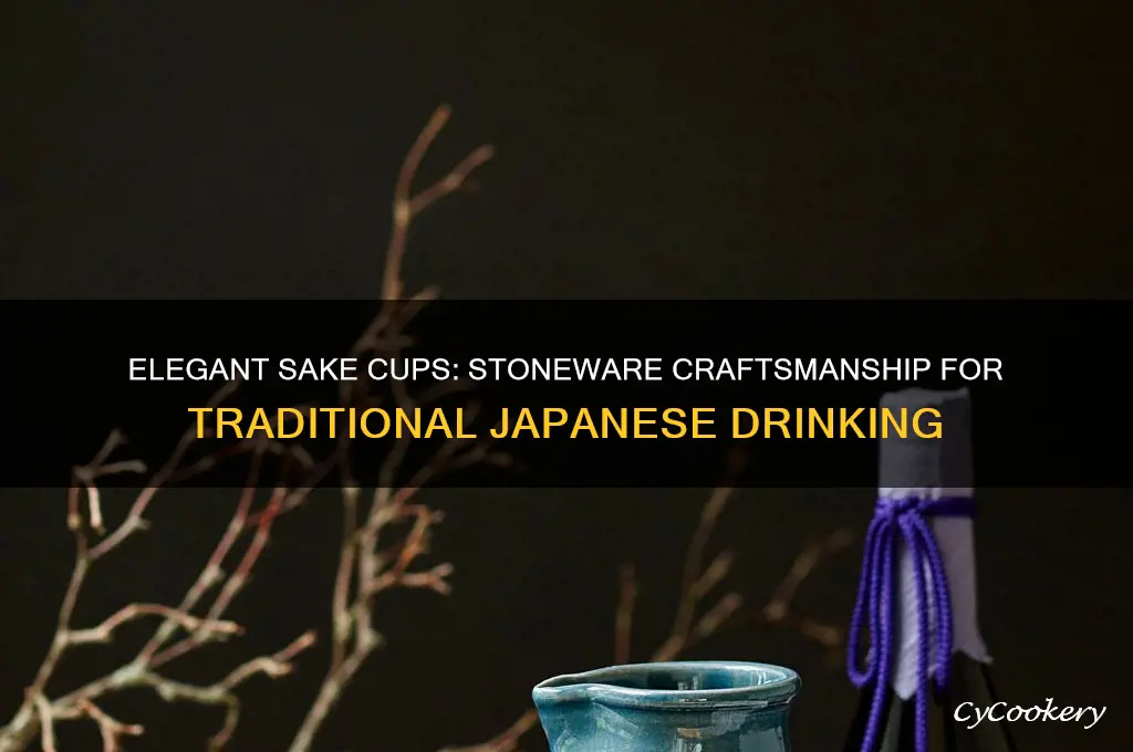 sake cups stoneware