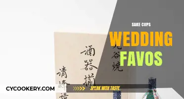 Elegant Sake Cups: Unique Wedding Favors for Your Special Day