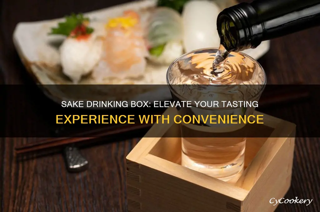 sake drinking box