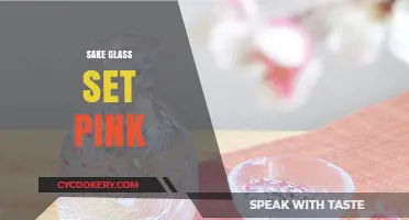 Elegant Pink Sake Glass Set: Perfect for Modern Sake Lovers