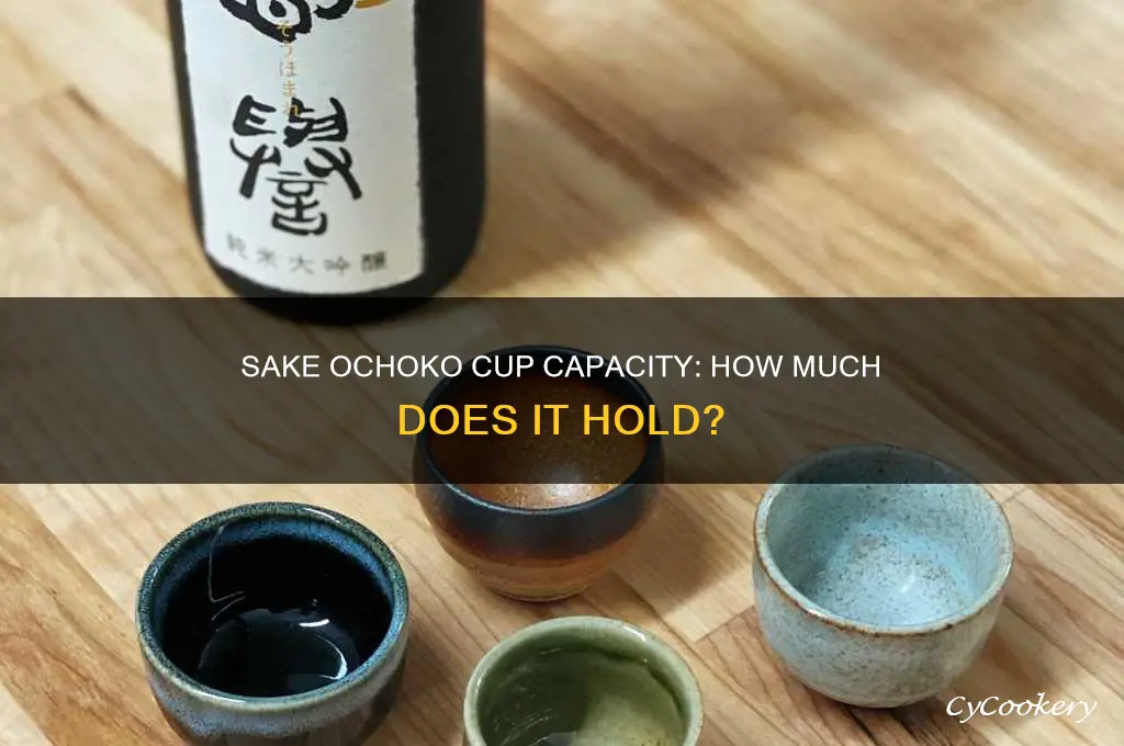 sake ochoko cup holds how much