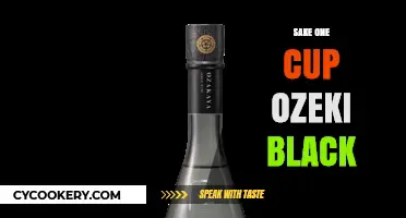 Ozeki Black Sake One Cup: A Convenient, Bold Japanese Sake Experience