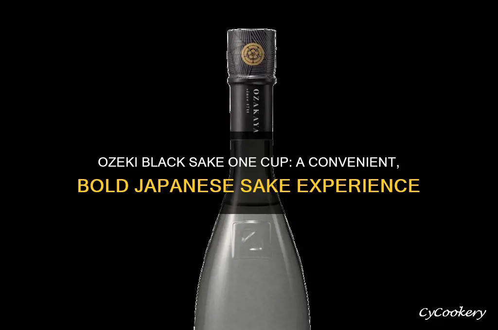 sake one cup ozeki black