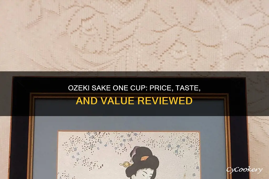 sake one cup ozeki price
