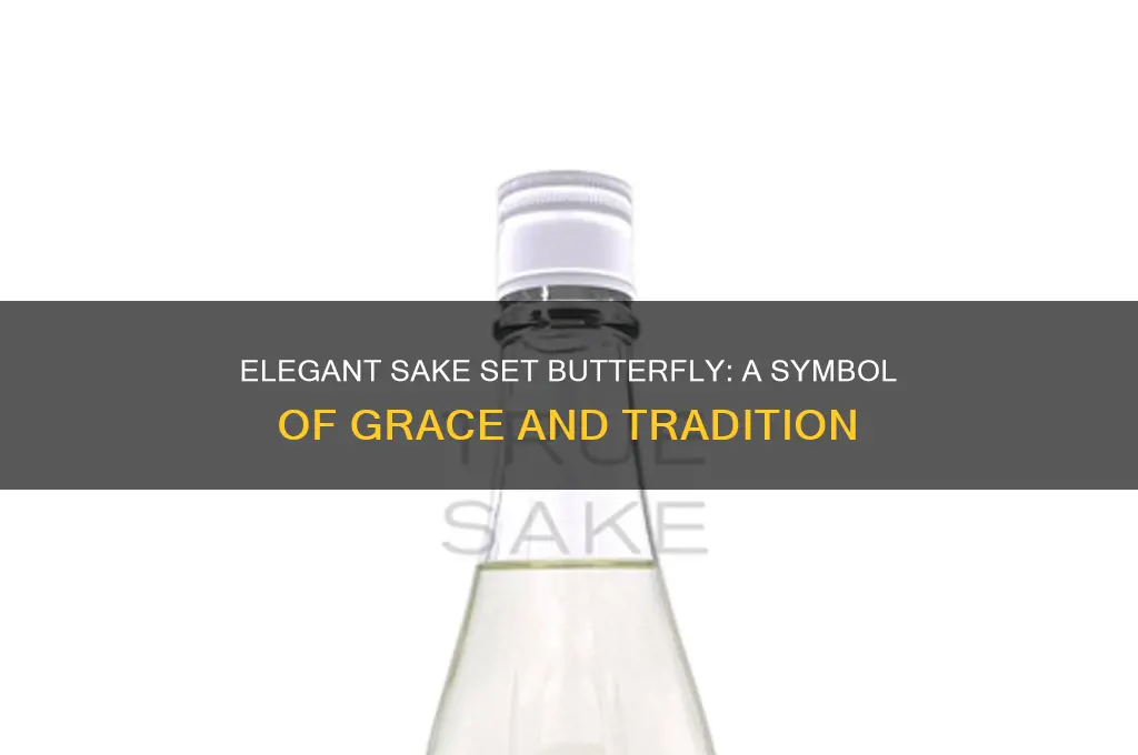sake set butterfly
