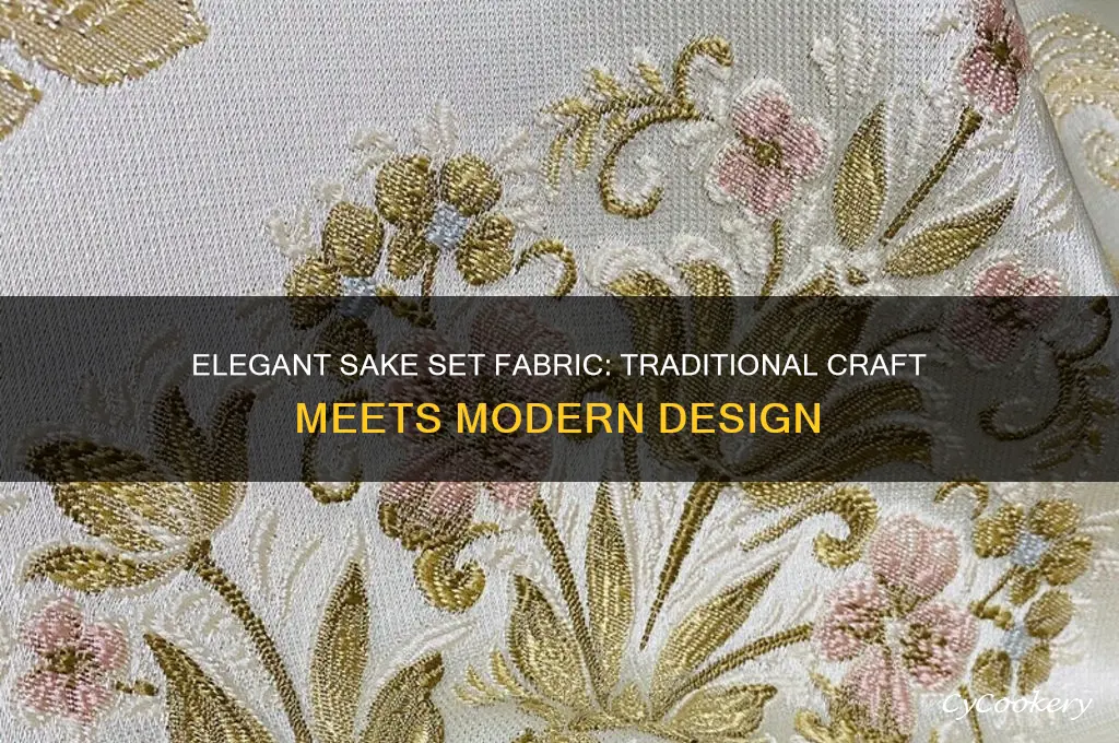 sake set fabric