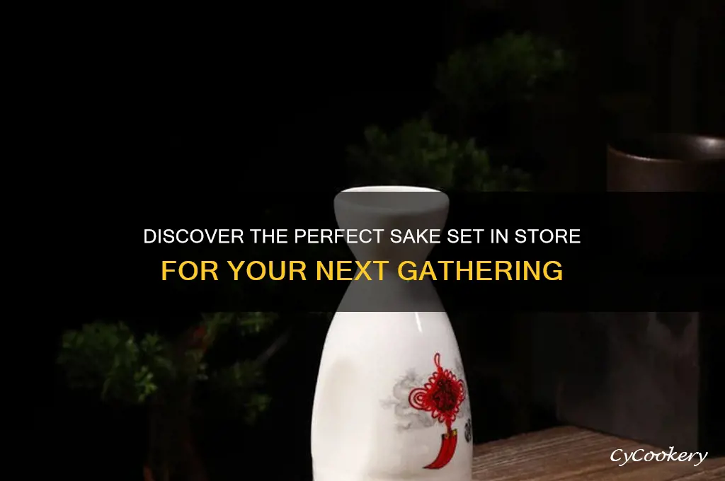 sake set in store