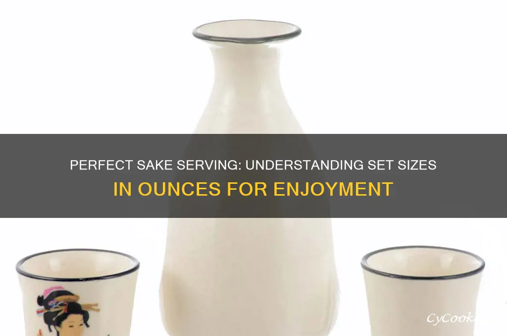 sake set ounces