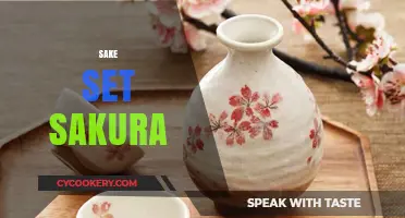 Elegant Sake Set Sakura: Celebrate Spring with Japanese Cherry Blossom Charm