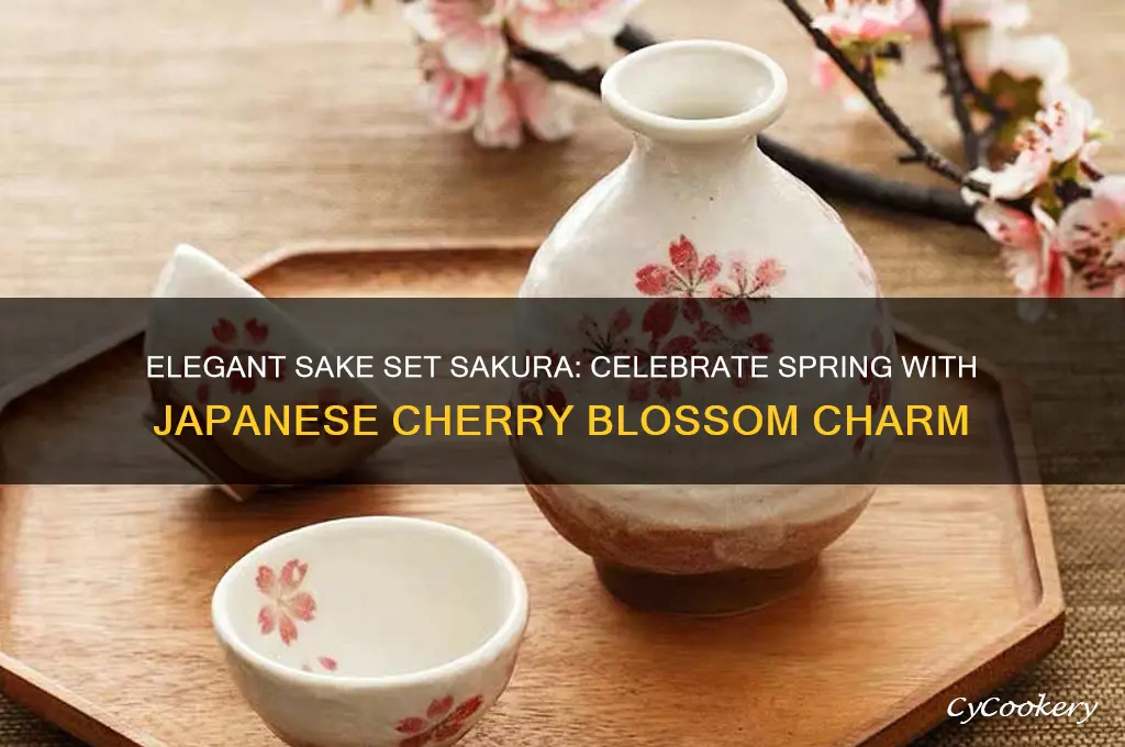 sake set sakura