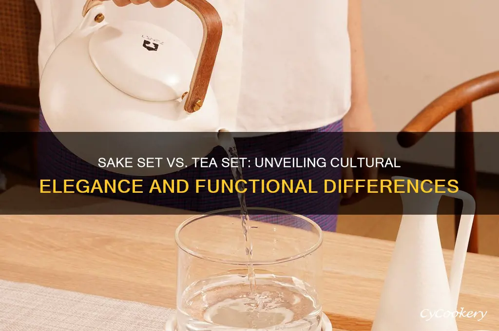 sake set vs tea set
