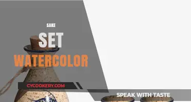 Elegant Sake Set Watercolor Art: A Creative Guide to Painting