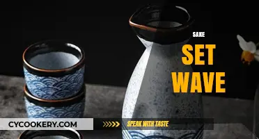 Sake Set Wave: Elevate Your Tasting Experience with Traditional Elegance