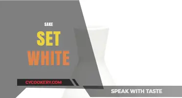 Elegant Sake Set White: Perfect for Traditional Japanese Dining Experience