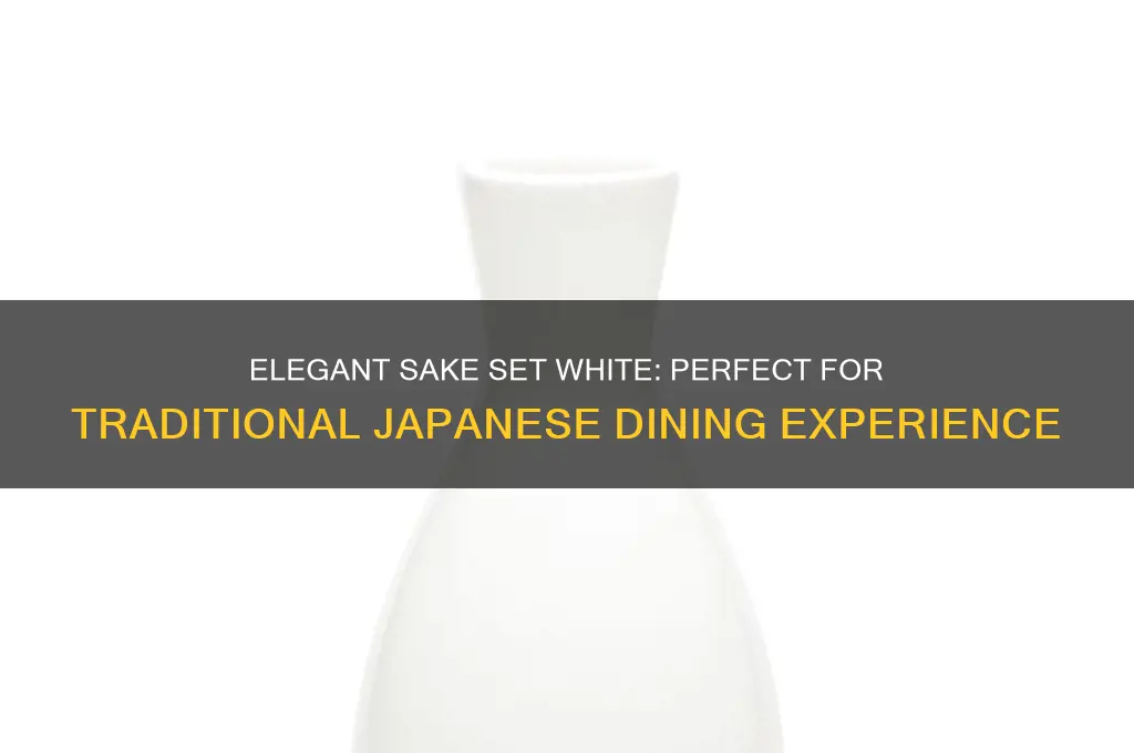 sake set white