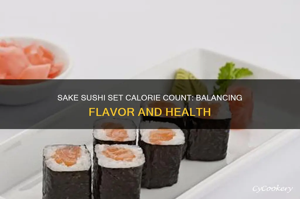 sake sushi set kcal
