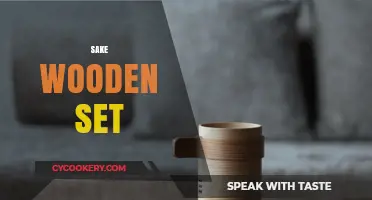 Elegant Sake Wooden Set: Perfect for Traditional Japanese Drinking Experience