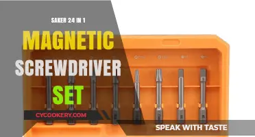 Saker 24-in-1 Magnetic Screwdriver Set: Ultimate Tool for Precision Repairs