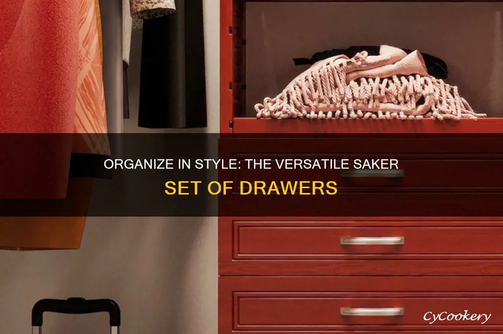 saker set of drawers