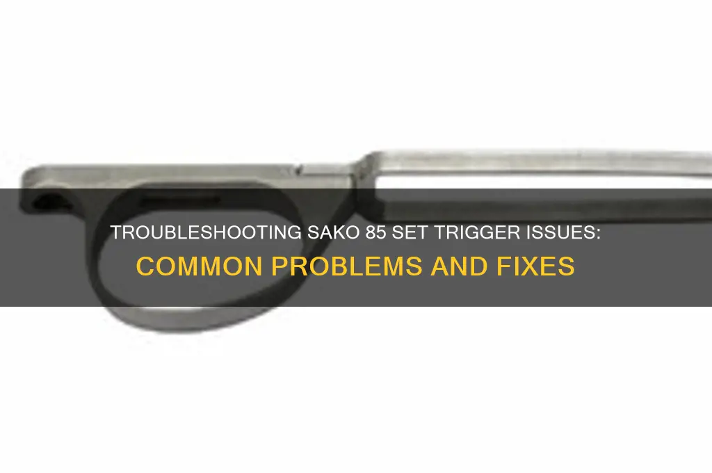 sako 85 set trigger problems