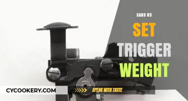 Sako 85 Set Trigger: Adjusting Weight for Precision Shooting