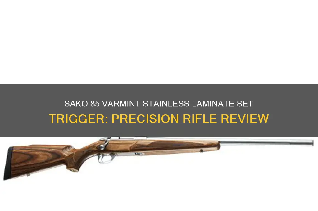 sako 85 varmint stainless laminate set trigger