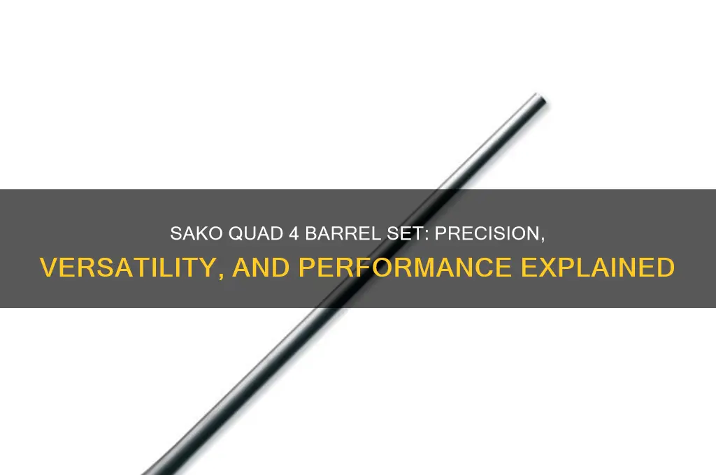 Set Sako Quad - Protège-désarmeur De Culasse + Guide De Nettoyage (Bore Guide) - Neuf