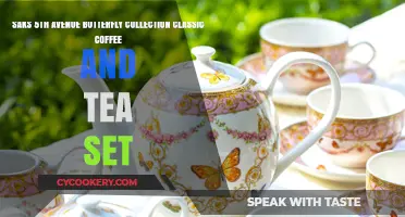 Saks 5th Avenue Butterfly Collection: Timeless Coffee & Tea Set Elegance