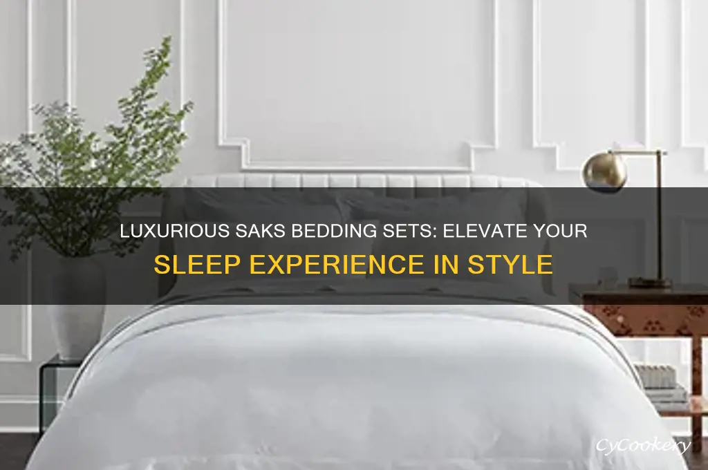 saks bedding sets