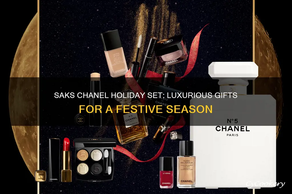 saks chanel holiday set