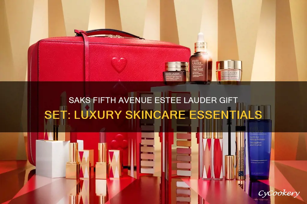 saks estee lauder gift set