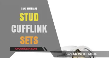 Elevate Your Style with Saks Fifth Ave Stud Cufflink Sets