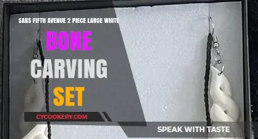 Elevate Your Table with Saks Fifth Avenue's White Bone Carving Set