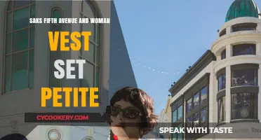 Petite Woman's Vest Set: Saks Fifth Avenue's Chic Style Guide