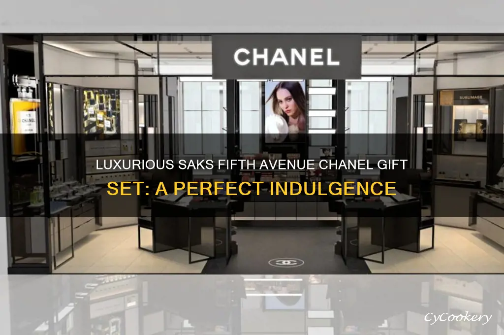 saks fifth avenue chanel gift set