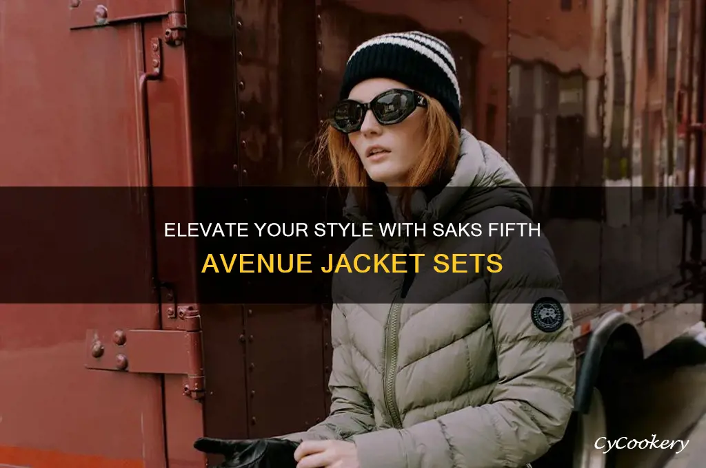 saks fifth avenue jacket set