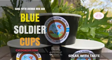 Saks Fifth Avenue Red & Blue Soldier Cups: A Stylish Collectible