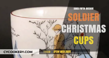 Saks Fifth Avenue's Soldier Christmas Cups: A Festive Salute
